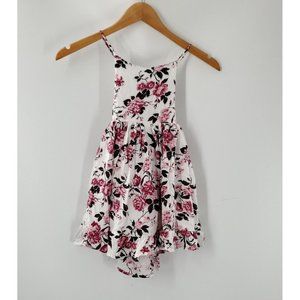 Flofallzique Boutique‎ Baby Girls White Floral Dress Size 5